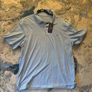 Fila Blue Striped Polo Shirt